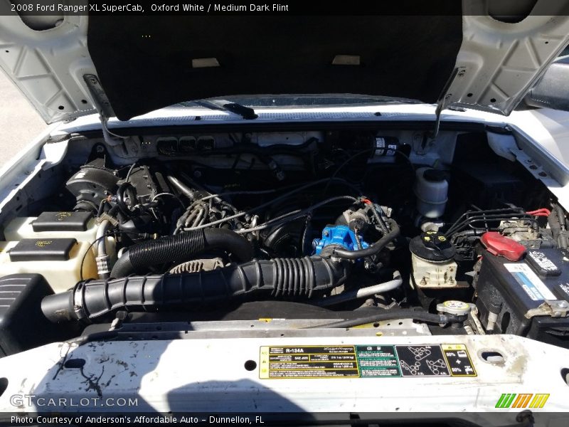 Oxford White / Medium Dark Flint 2008 Ford Ranger XL SuperCab