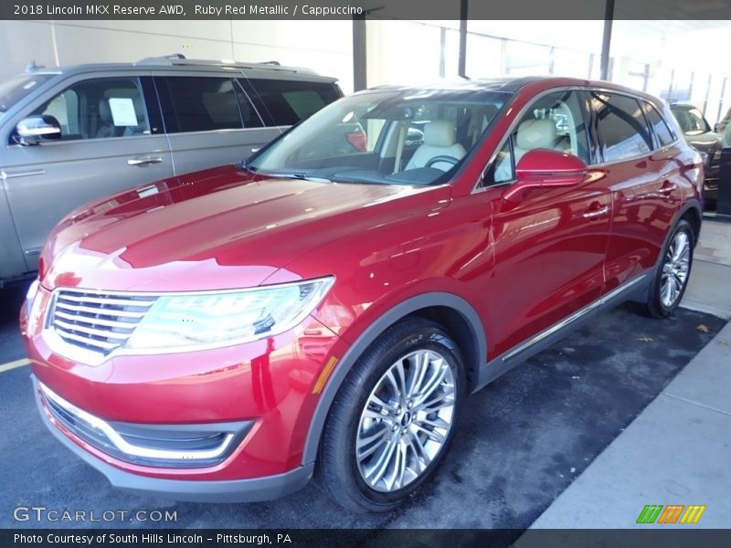 Ruby Red Metallic / Cappuccino 2018 Lincoln MKX Reserve AWD
