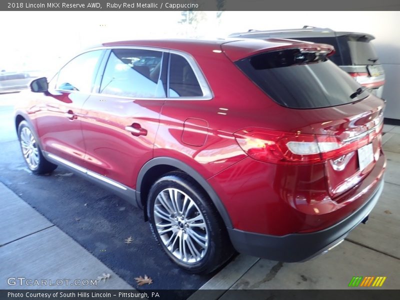 Ruby Red Metallic / Cappuccino 2018 Lincoln MKX Reserve AWD