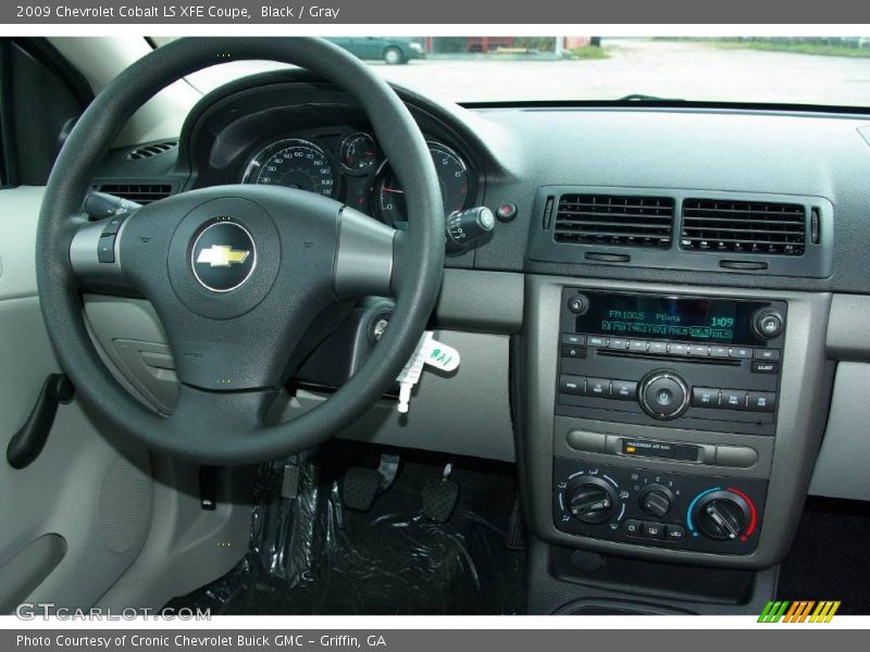 Black / Gray 2009 Chevrolet Cobalt LS XFE Coupe