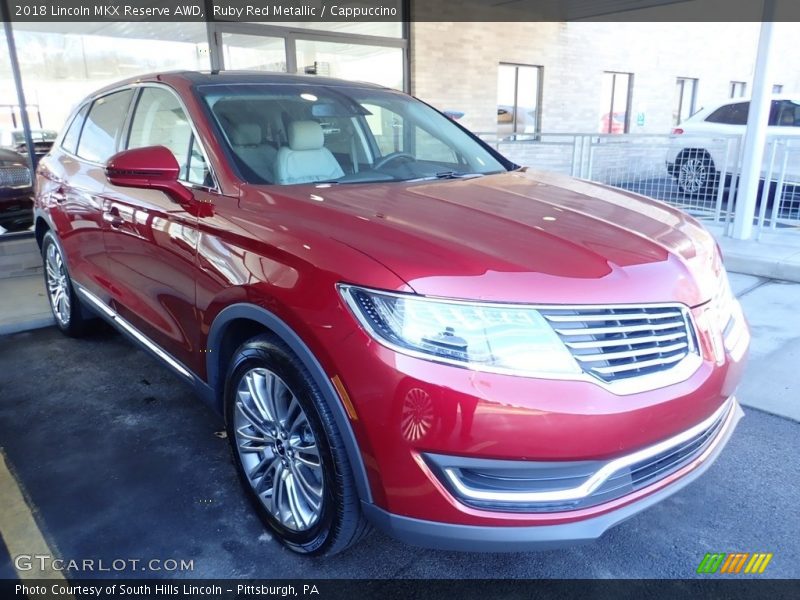 Ruby Red Metallic / Cappuccino 2018 Lincoln MKX Reserve AWD