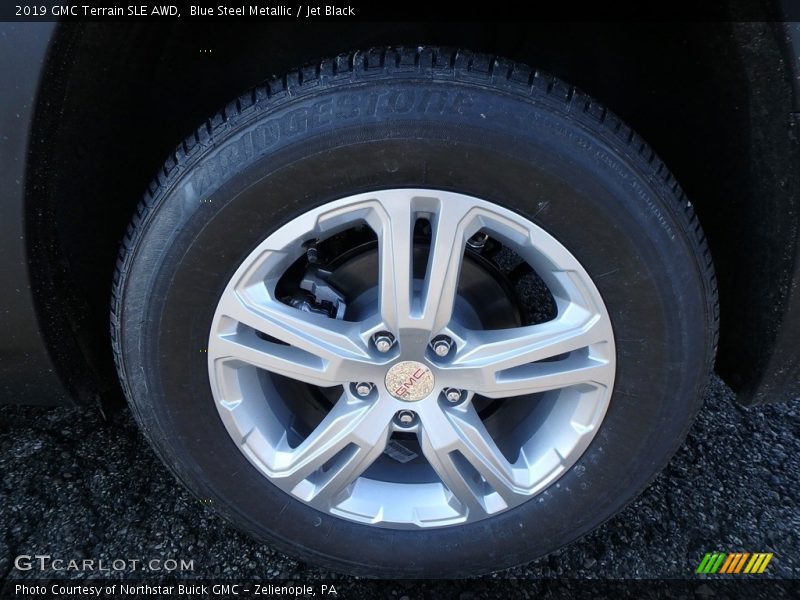 Blue Steel Metallic / Jet Black 2019 GMC Terrain SLE AWD