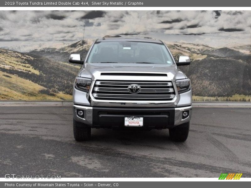 Silver Sky Metallic / Graphite 2019 Toyota Tundra Limited Double Cab 4x4