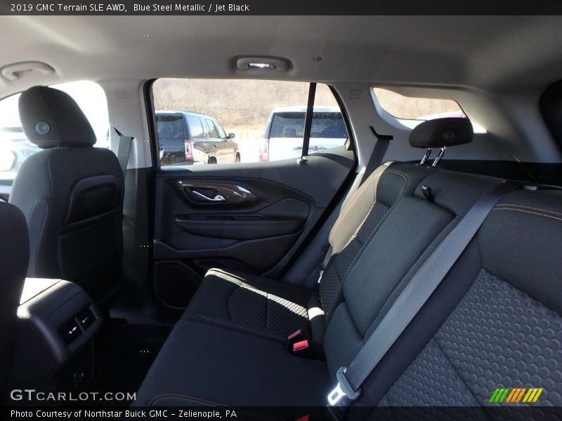 Blue Steel Metallic / Jet Black 2019 GMC Terrain SLE AWD