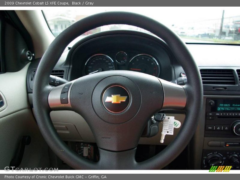 Black / Gray 2009 Chevrolet Cobalt LS XFE Coupe
