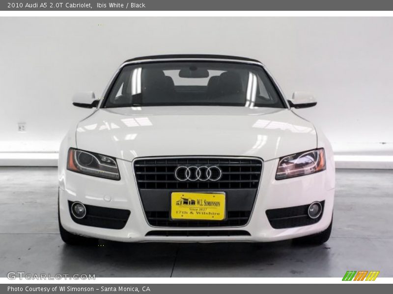 Ibis White / Black 2010 Audi A5 2.0T Cabriolet