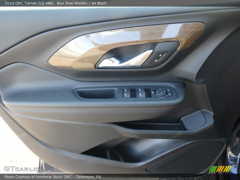 Blue Steel Metallic / Jet Black 2019 GMC Terrain SLE AWD