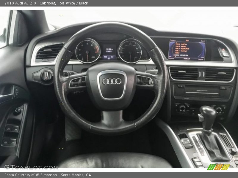 Ibis White / Black 2010 Audi A5 2.0T Cabriolet
