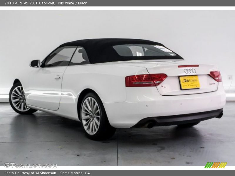 Ibis White / Black 2010 Audi A5 2.0T Cabriolet