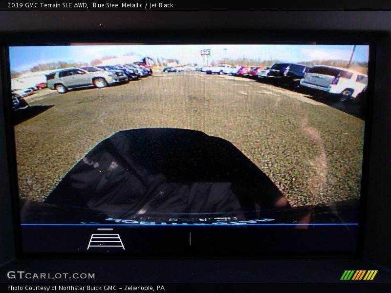 Blue Steel Metallic / Jet Black 2019 GMC Terrain SLE AWD
