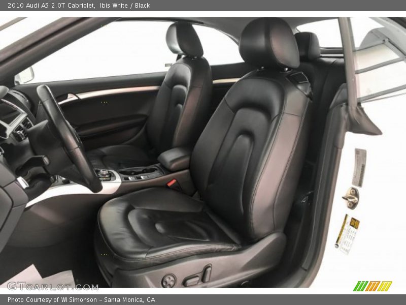 Ibis White / Black 2010 Audi A5 2.0T Cabriolet