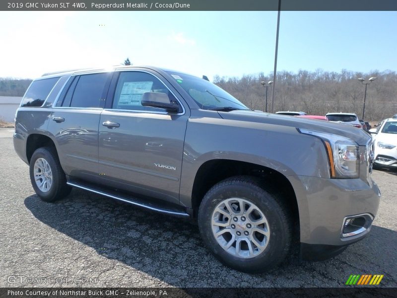 Pepperdust Metallic / Cocoa/Dune 2019 GMC Yukon SLT 4WD