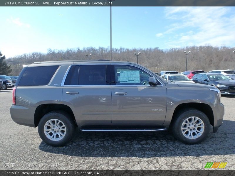 Pepperdust Metallic / Cocoa/Dune 2019 GMC Yukon SLT 4WD