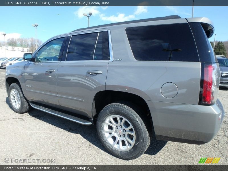 Pepperdust Metallic / Cocoa/Dune 2019 GMC Yukon SLT 4WD