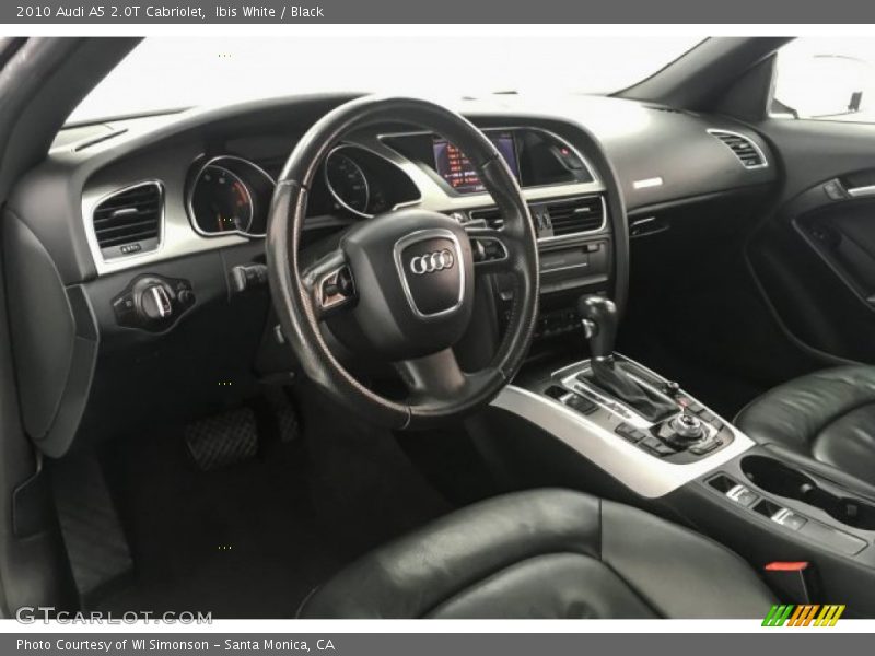 Ibis White / Black 2010 Audi A5 2.0T Cabriolet