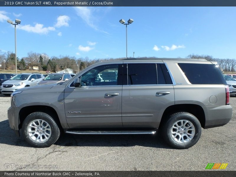 Pepperdust Metallic / Cocoa/Dune 2019 GMC Yukon SLT 4WD