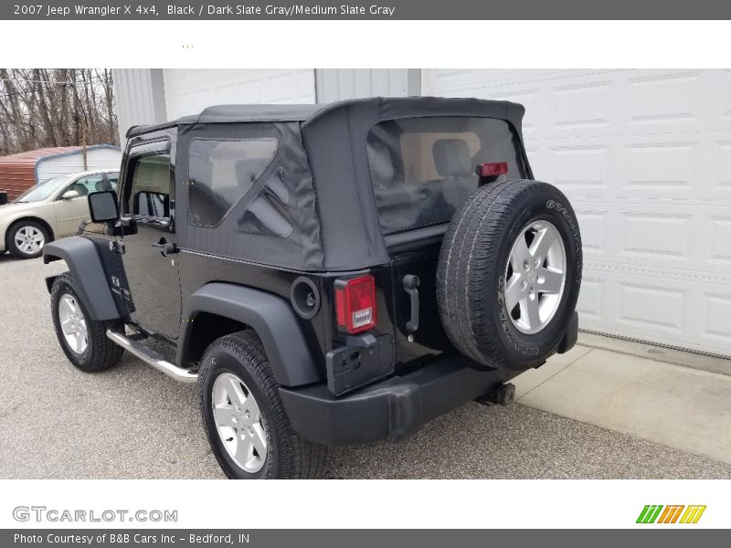 Black / Dark Slate Gray/Medium Slate Gray 2007 Jeep Wrangler X 4x4