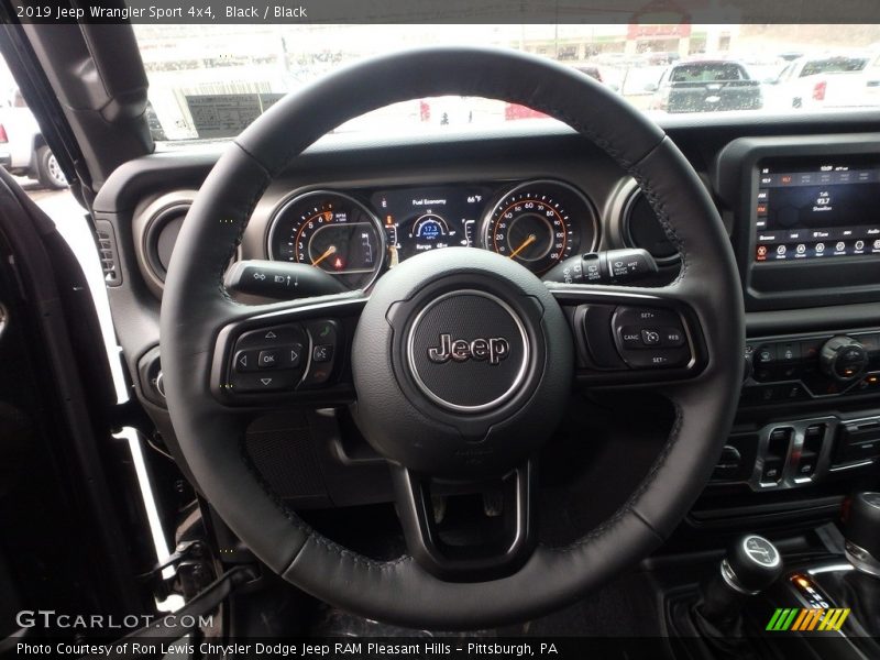Black / Black 2019 Jeep Wrangler Sport 4x4