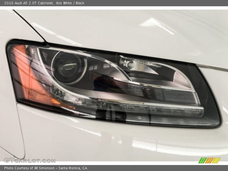 Ibis White / Black 2010 Audi A5 2.0T Cabriolet