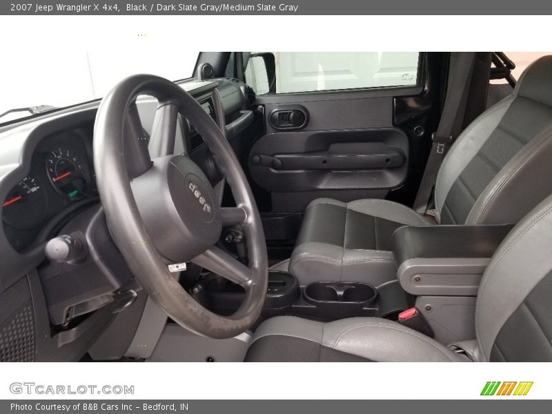 Black / Dark Slate Gray/Medium Slate Gray 2007 Jeep Wrangler X 4x4