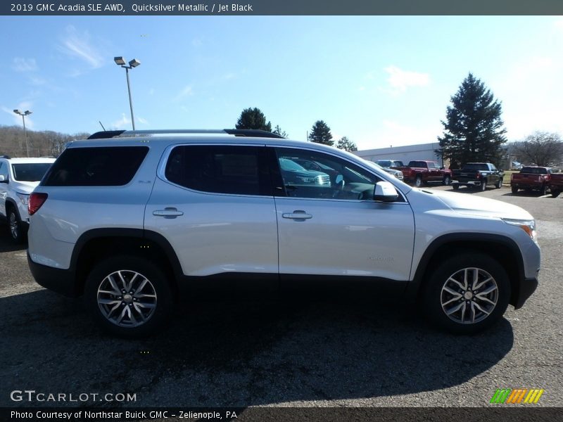 Quicksilver Metallic / Jet Black 2019 GMC Acadia SLE AWD