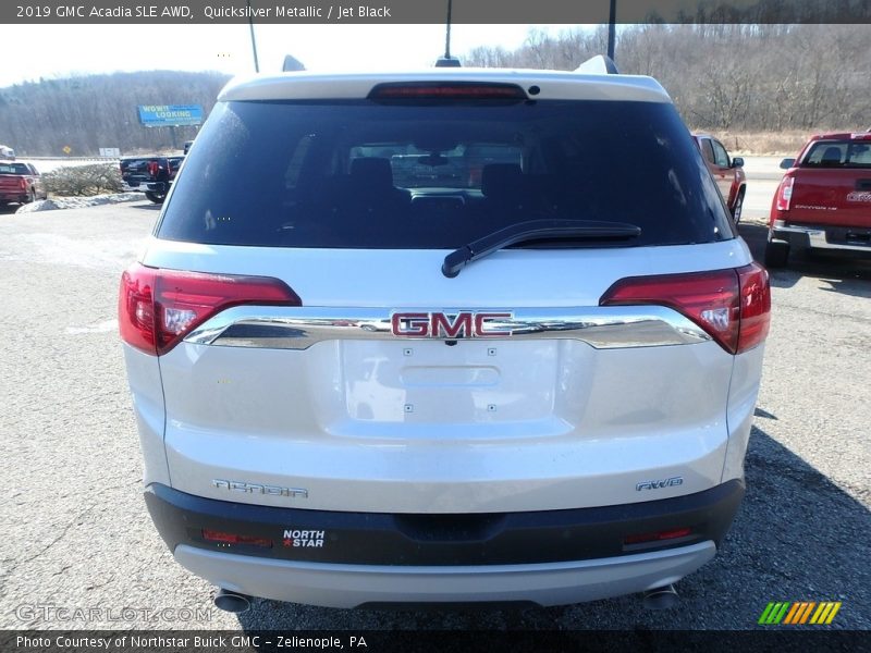 Quicksilver Metallic / Jet Black 2019 GMC Acadia SLE AWD
