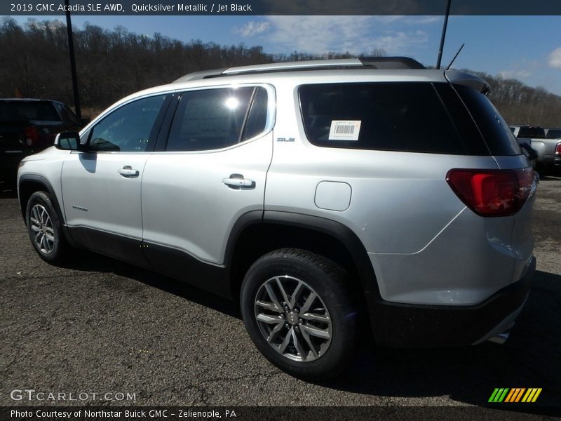 Quicksilver Metallic / Jet Black 2019 GMC Acadia SLE AWD