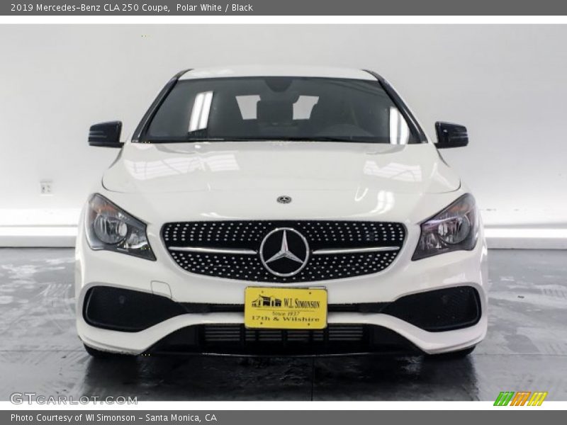 Polar White / Black 2019 Mercedes-Benz CLA 250 Coupe