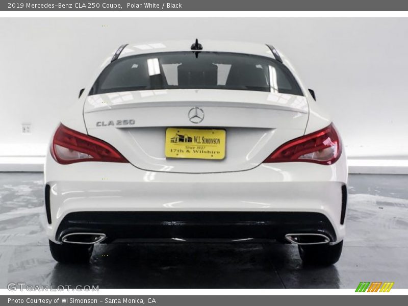 Polar White / Black 2019 Mercedes-Benz CLA 250 Coupe