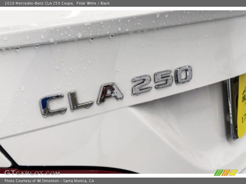 Polar White / Black 2019 Mercedes-Benz CLA 250 Coupe