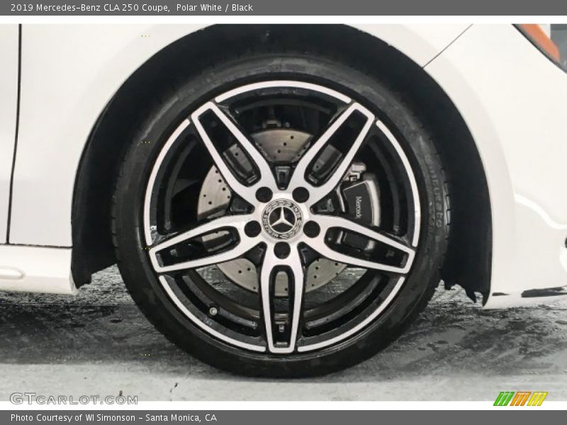 Polar White / Black 2019 Mercedes-Benz CLA 250 Coupe