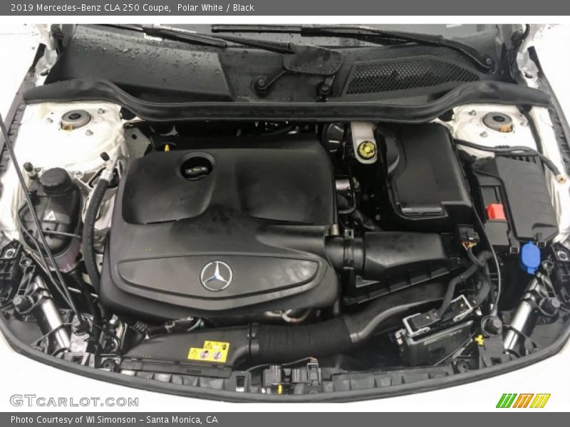 Polar White / Black 2019 Mercedes-Benz CLA 250 Coupe