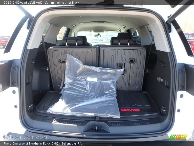 Summit White / Jet Black 2019 GMC Acadia SLE AWD