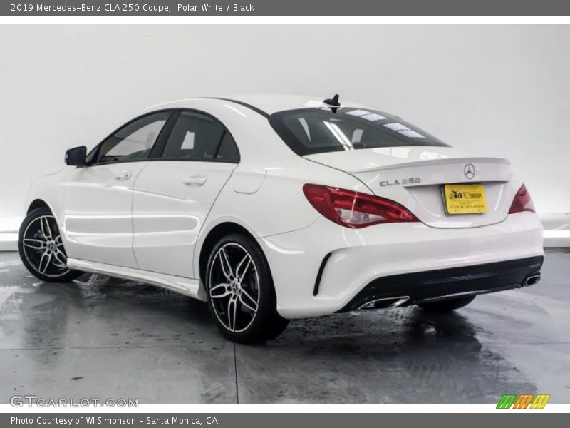 Polar White / Black 2019 Mercedes-Benz CLA 250 Coupe