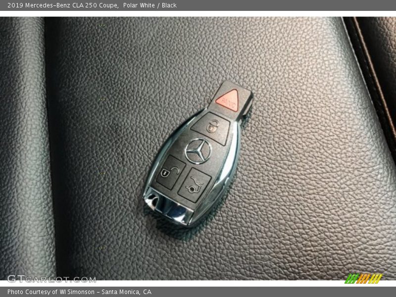 Polar White / Black 2019 Mercedes-Benz CLA 250 Coupe