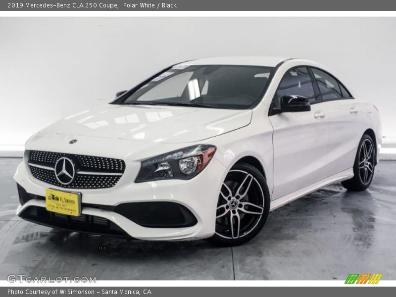 Polar White / Black 2019 Mercedes-Benz CLA 250 Coupe