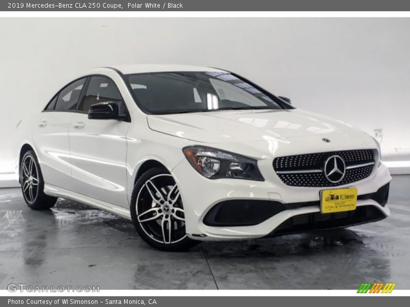 Polar White / Black 2019 Mercedes-Benz CLA 250 Coupe