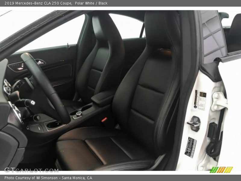 Polar White / Black 2019 Mercedes-Benz CLA 250 Coupe