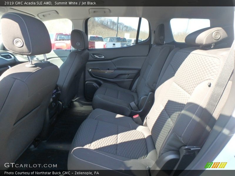 Summit White / Jet Black 2019 GMC Acadia SLE AWD