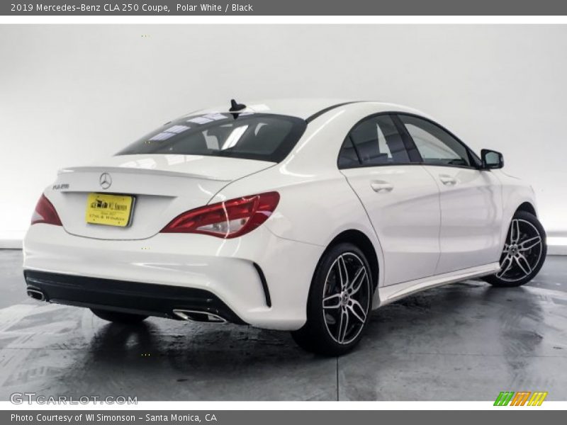 Polar White / Black 2019 Mercedes-Benz CLA 250 Coupe