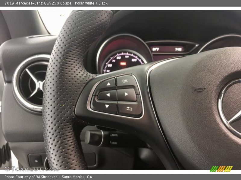 Polar White / Black 2019 Mercedes-Benz CLA 250 Coupe