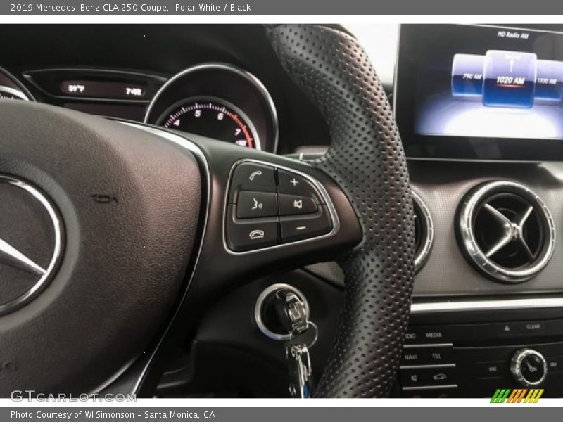 Polar White / Black 2019 Mercedes-Benz CLA 250 Coupe