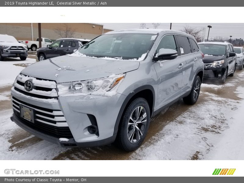 Celestial Silver Metallic / Ash 2019 Toyota Highlander LE