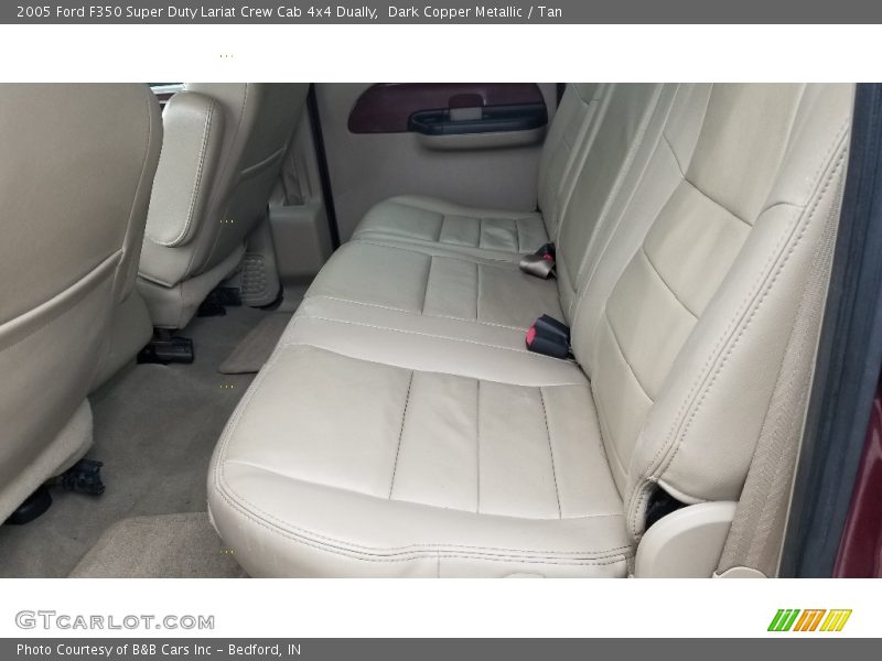 Dark Copper Metallic / Tan 2005 Ford F350 Super Duty Lariat Crew Cab 4x4 Dually