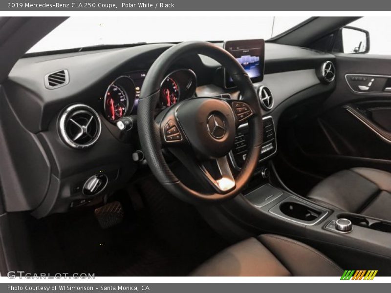 Polar White / Black 2019 Mercedes-Benz CLA 250 Coupe