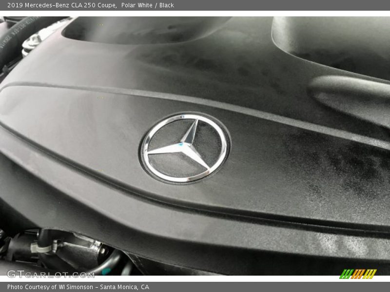 Polar White / Black 2019 Mercedes-Benz CLA 250 Coupe