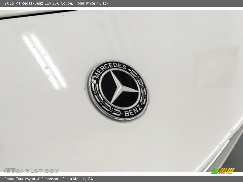 Polar White / Black 2019 Mercedes-Benz CLA 250 Coupe