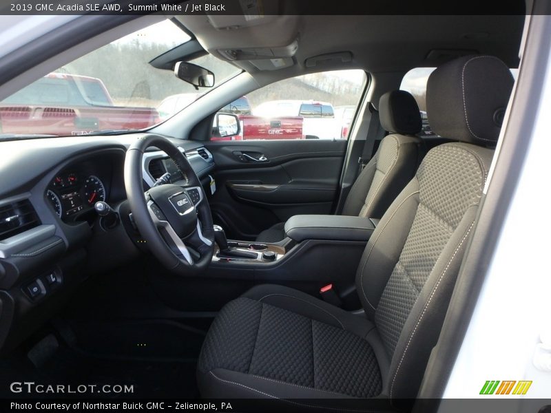 Summit White / Jet Black 2019 GMC Acadia SLE AWD