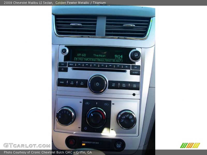 Golden Pewter Metallic / Titanium 2009 Chevrolet Malibu LS Sedan