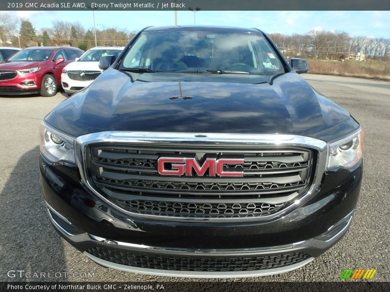 Ebony Twilight Metallic / Jet Black 2019 GMC Acadia SLE AWD